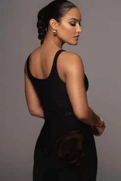 Noir Mesh Essentials Tank Bodysuit Undergarment -Trendify Store PRODUCT FEB252022 293 aca8d76f ac94 44b6 8225 06749c995329