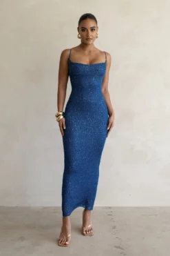 Blue Noemie Sequin Maxi Dress 11 Blue Noemie Sequin Maxi Dress -Trendify Store PRODUCT FEB282023 CROCHET2 102 scaled