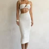 Off White Coastal Escape Dress