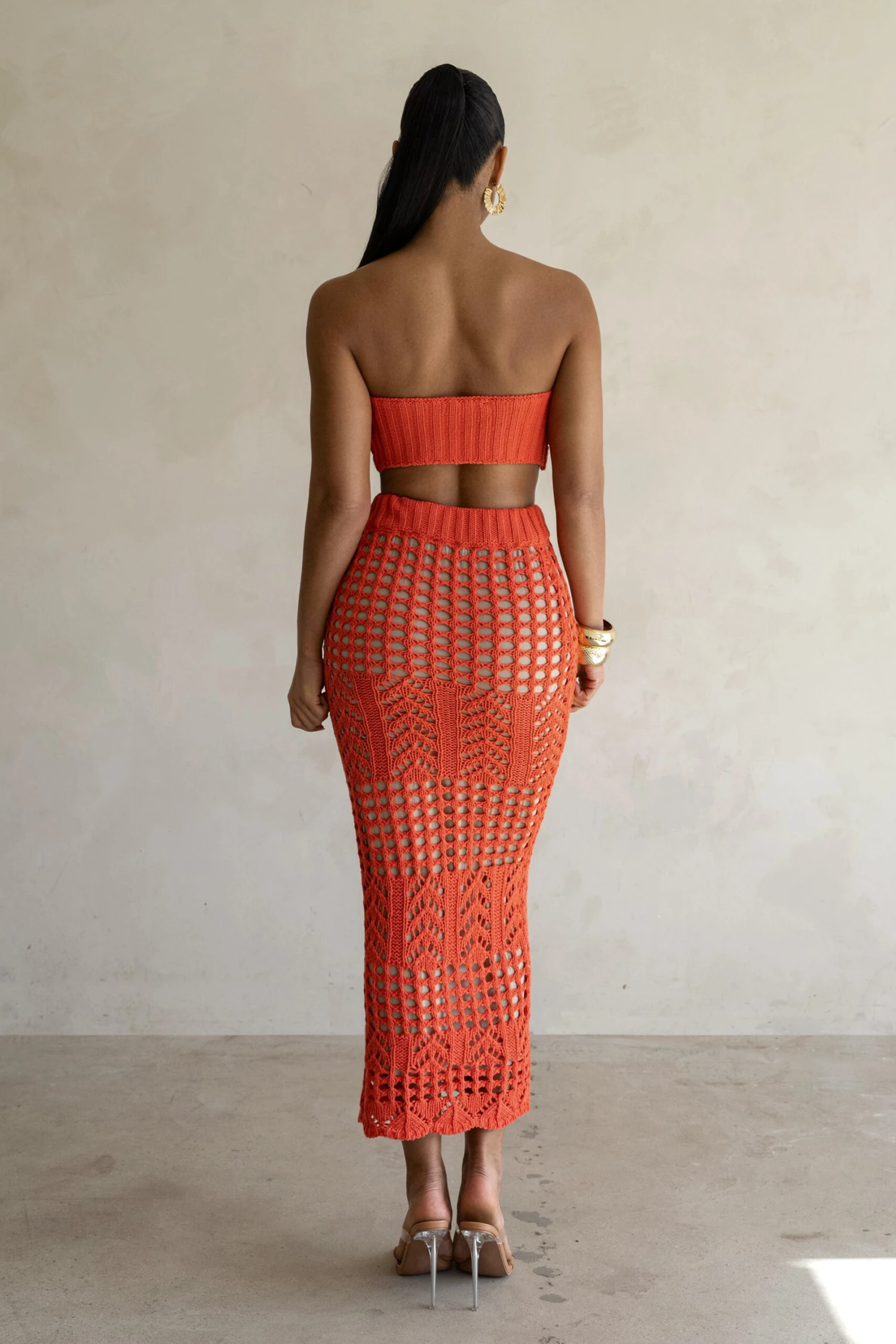 Coral Caribbean Skies Skirt Set 16 Coral Caribbean Skies Skirt Set - Image 16