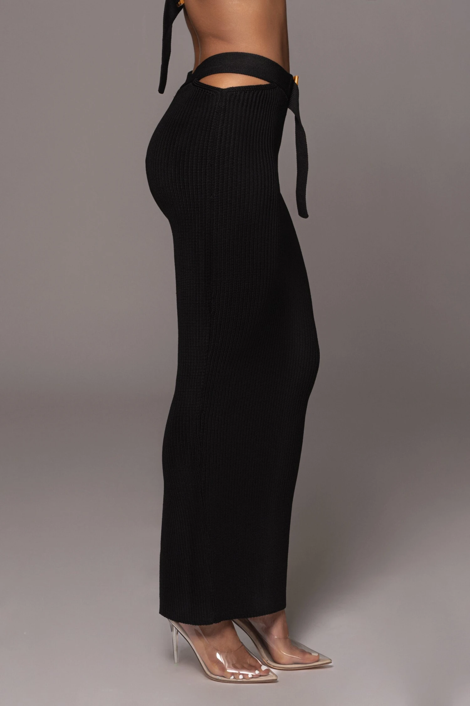 Black Nikole Ribbed Skirt Set 20 Black Nikole Ribbed Skirt Set - Image 20