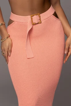 Peach Nikole Ribbed Skirt Set -Trendify Store PRODUCT JAN192023 39 scaled