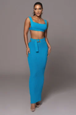 Blue Nikole Ribbed Skirt Set -Trendify Store PRODUCT JAN192023 53 scaled