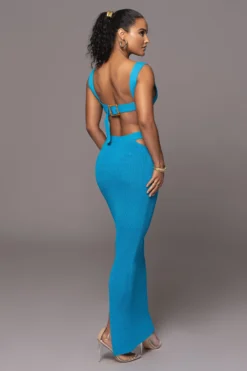 Blue Nikole Ribbed Skirt Set -Trendify Store PRODUCT JAN192023 57 scaled