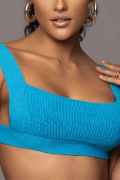 Blue Nikole Ribbed Skirt Set -Trendify Store PRODUCT JAN192023 63 scaled