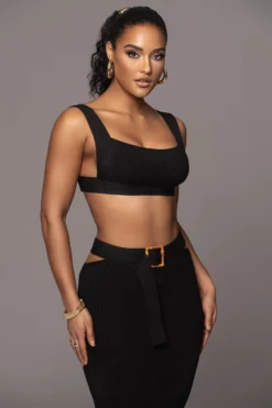 Black Nikole Ribbed Skirt Set 26 Black Nikole Ribbed Skirt Set -Trendify Store PRODUCT JAN192023 7 scaled