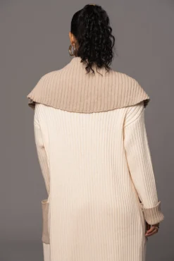 Ivory Carmela Rib Knit Cardigan -Trendify Store PRODUCT JAN192023 VDAY 30