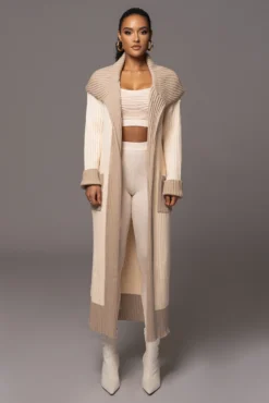 Ivory Carmela Rib Knit Cardigan