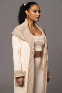Ivory Carmela Rib Knit Cardigan -Trendify Store PRODUCT JAN192023 VDAY 34