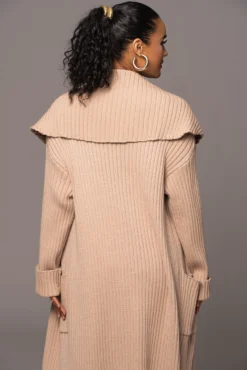 Tan Carmela Rib Knit Cardigan -Trendify Store PRODUCT JAN192023 VDAY 62