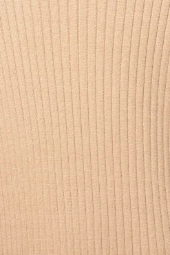 Tan Carmela Rib Knit Cardigan -Trendify Store PRODUCT JAN192023 VDAY 70