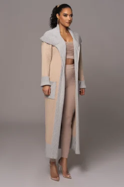 Sand Carmela Rib Knit Cardigan -Trendify Store PRODUCT JAN192023 VDAY 72