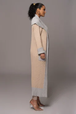 Sand Carmela Rib Knit Cardigan -Trendify Store PRODUCT JAN192023 VDAY 73