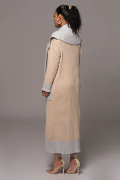 Sand Carmela Rib Knit Cardigan -Trendify Store PRODUCT JAN192023 VDAY 75