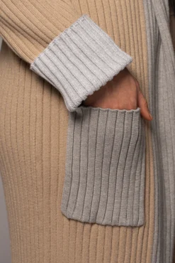 Sand Carmela Rib Knit Cardigan -Trendify Store PRODUCT JAN192023 VDAY 82