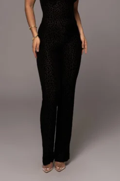 Noir Leopard One To Watch Pants