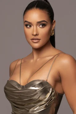 Light Gold Visions Of You Midi Dress 34 Light Gold Visions Of You Midi Dress -Trendify Store PRODUCT JAN52023 VDAY 10