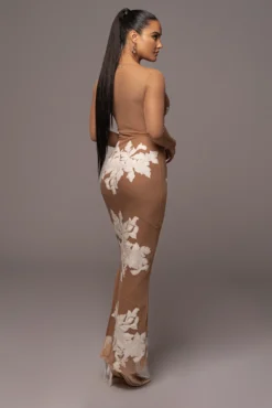 White Charmed Embroidered Mesh Bodysuit -Trendify Store PRODUCT JAN52023 VDAY 127