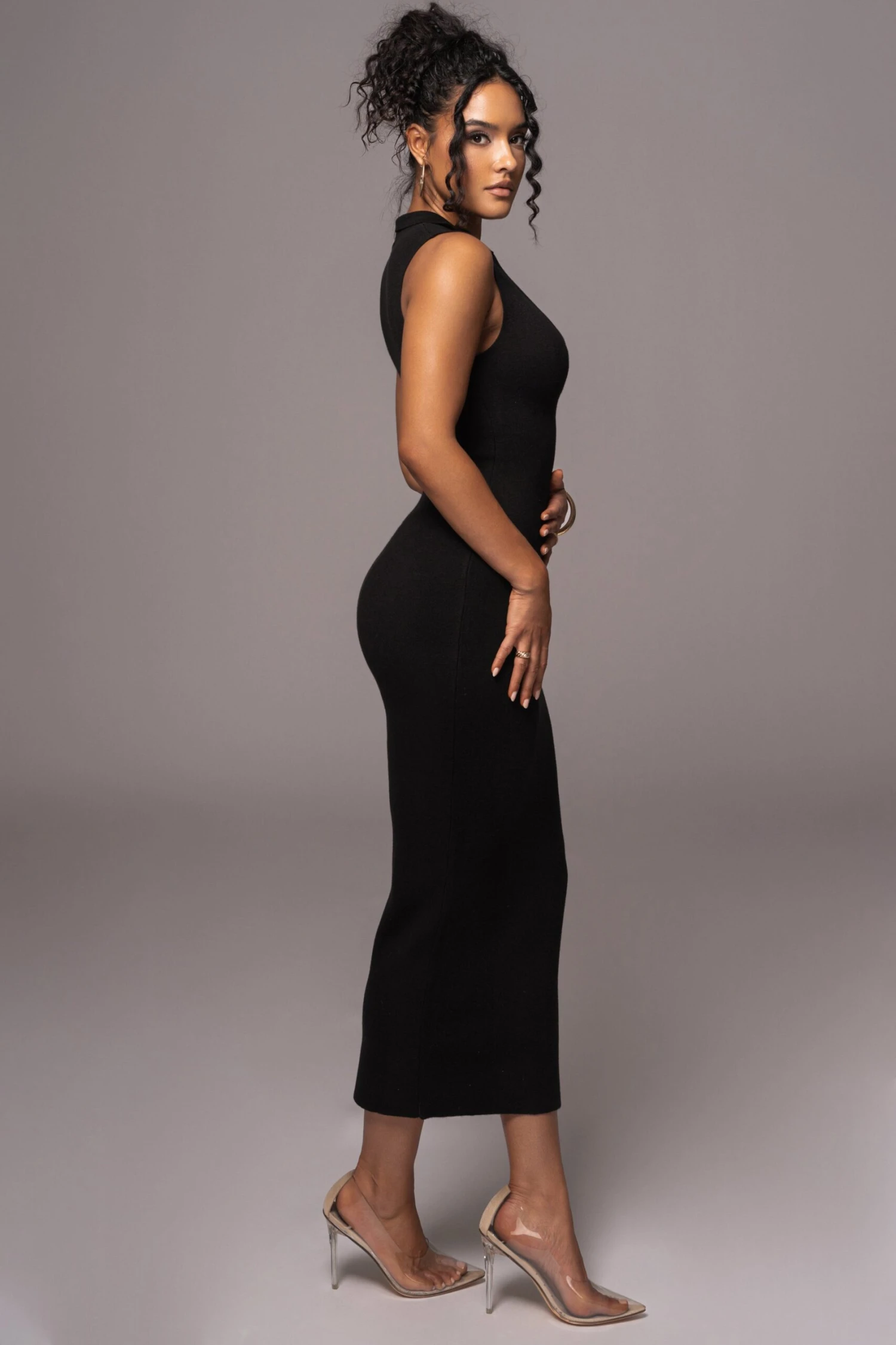 Black Never Better Midi Dress 7 Black Never Better Midi Dress - Image 7