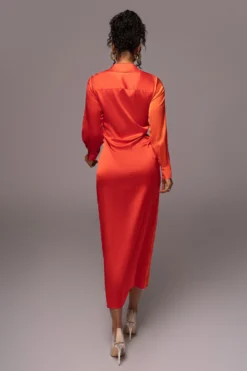 Pink Color Block Satin Midi Dress -Trendify Store PRODUCT JUL112023 NEWARRIVALS 151 scaled