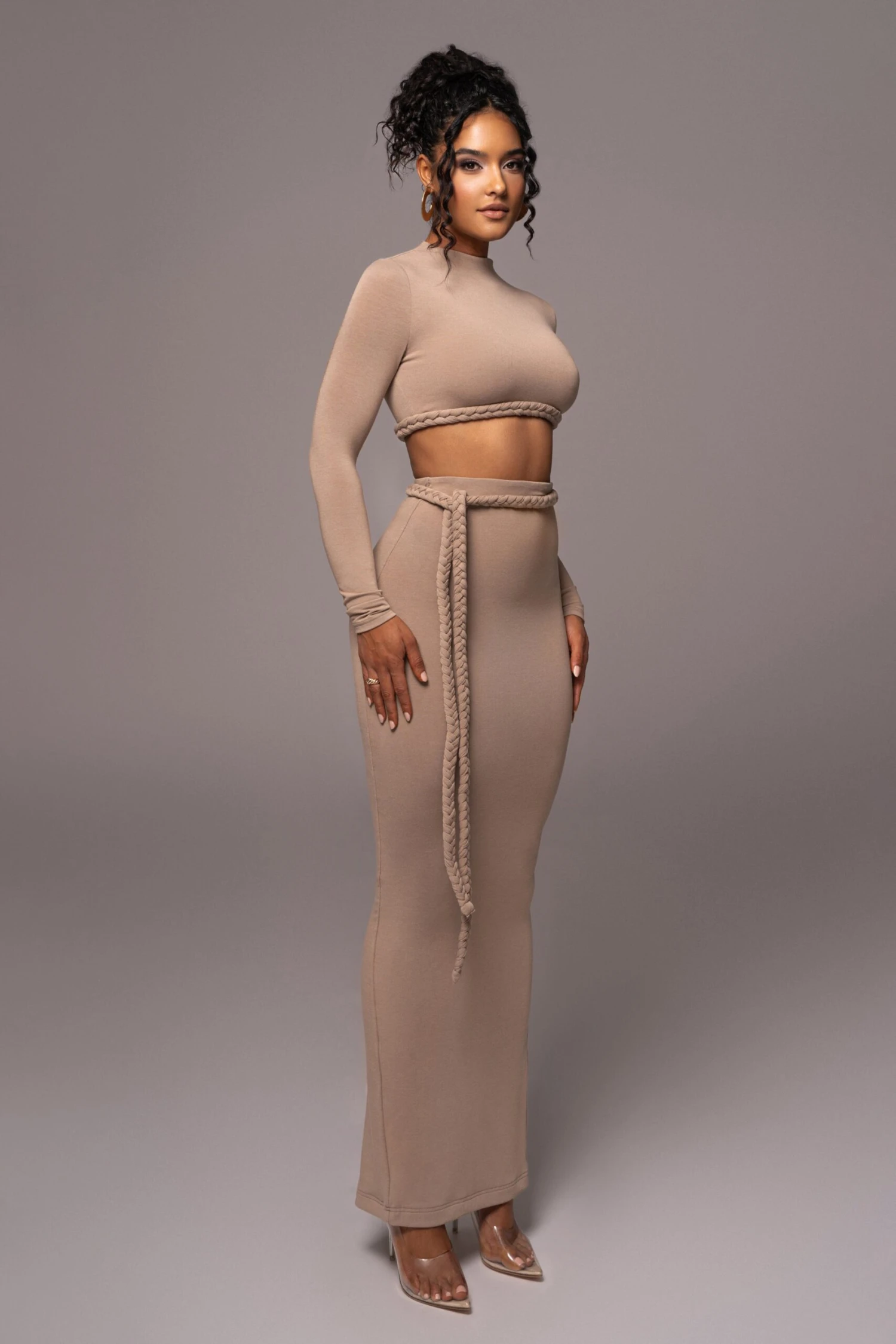 Beige City Love Two-Piece Skirt Set 6 Beige City Love Two-Piece Skirt Set - Image 6