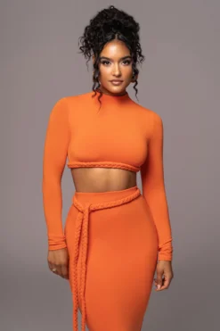 Orange City Love Two-Piece Skirt Set -Trendify Store PRODUCT JUL112023 NEWARRIVALS 183 scaled