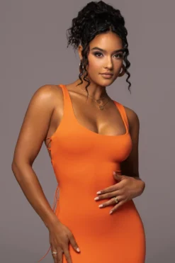 Tangerine Late Nights Midi Dress -Trendify Store PRODUCT JUL112023 NEWARRIVALS 27 scaled