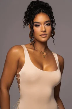 Tan Late Nights Midi Dress -Trendify Store PRODUCT JUL112023 NEWARRIVALS 38 scaled