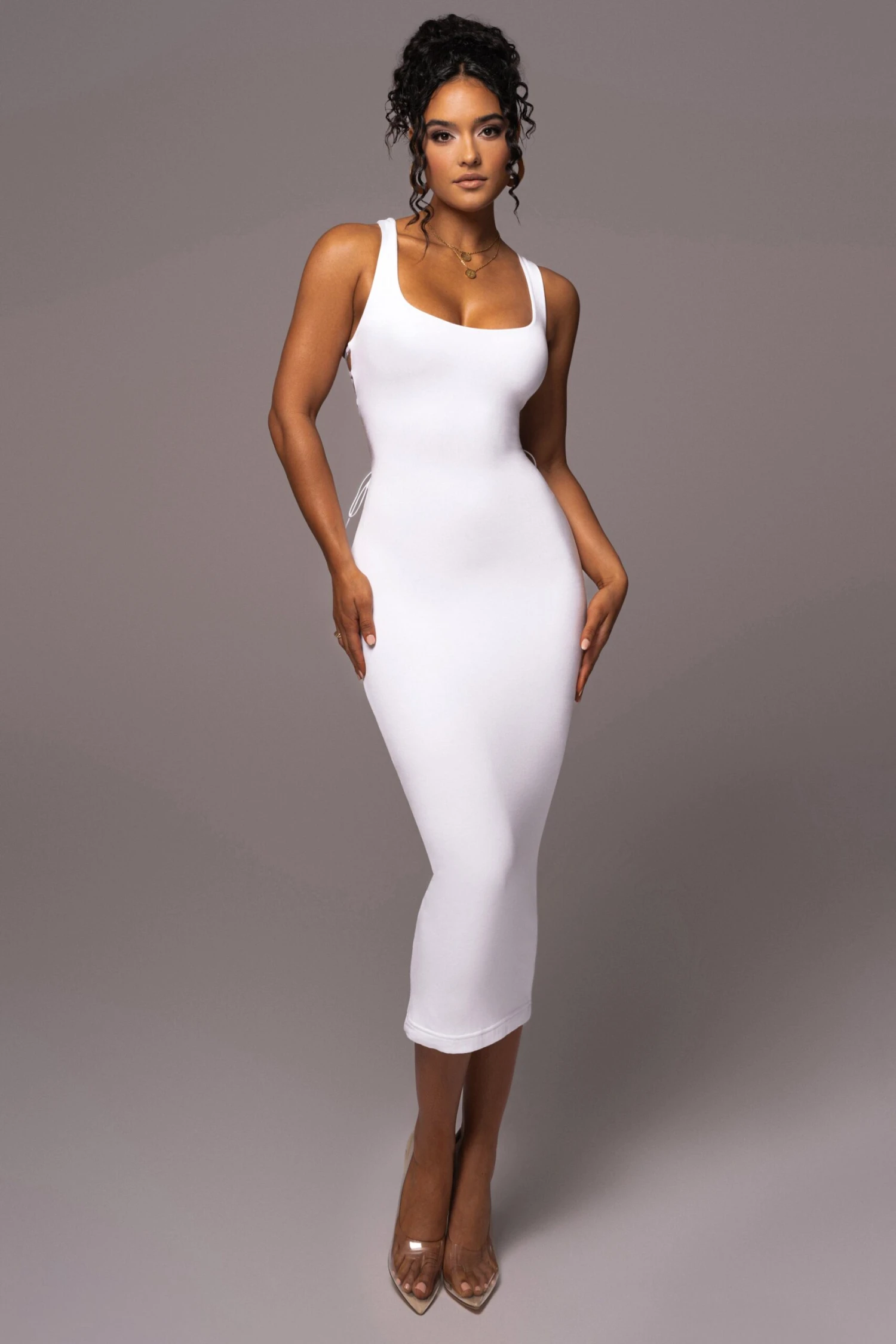 Ivory Late Nights Midi Dress 5 Ivory Late Nights Midi Dress - Image 5