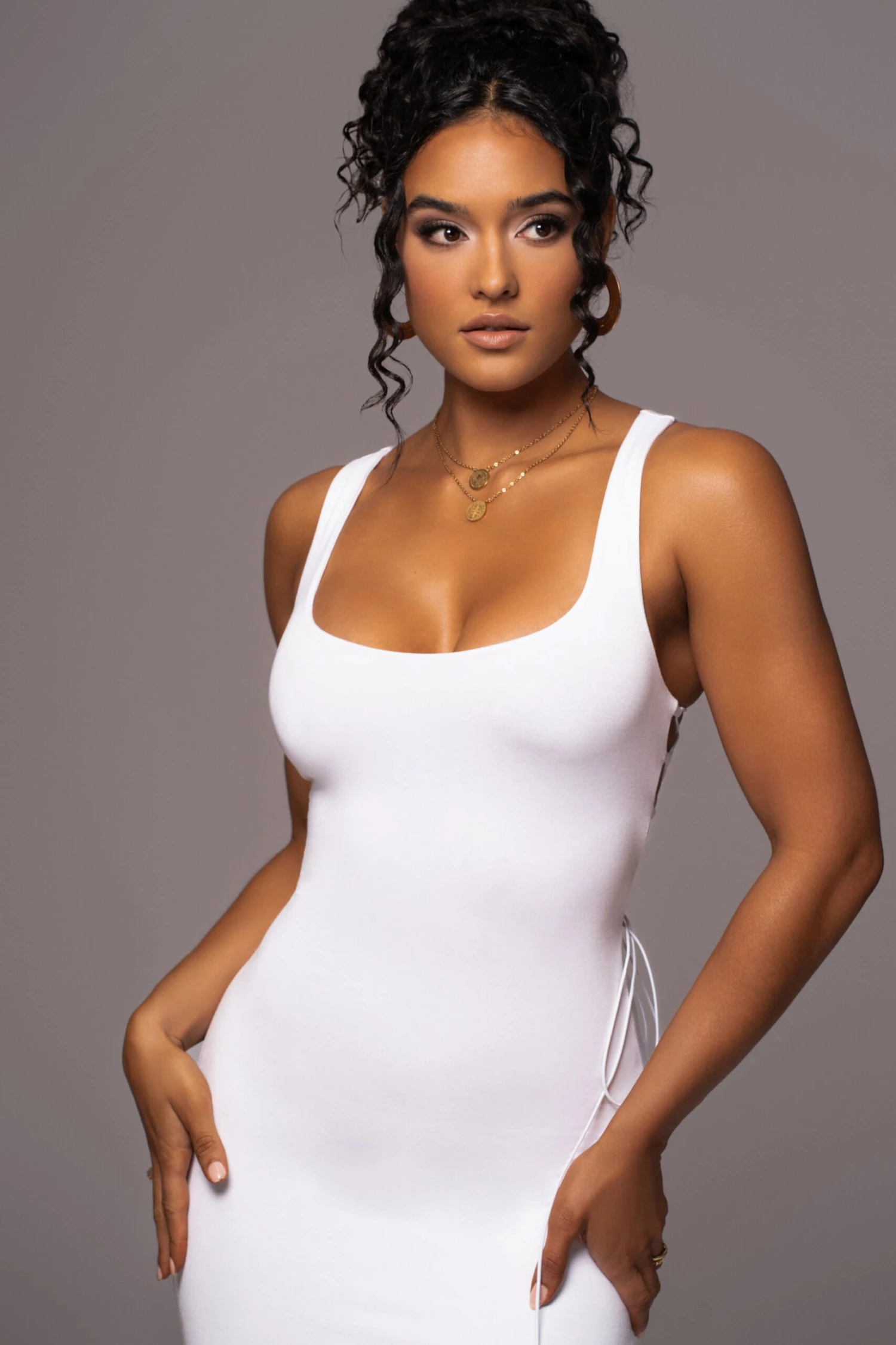 Ivory Late Nights Midi Dress 4 Ivory Late Nights Midi Dress - Image 4