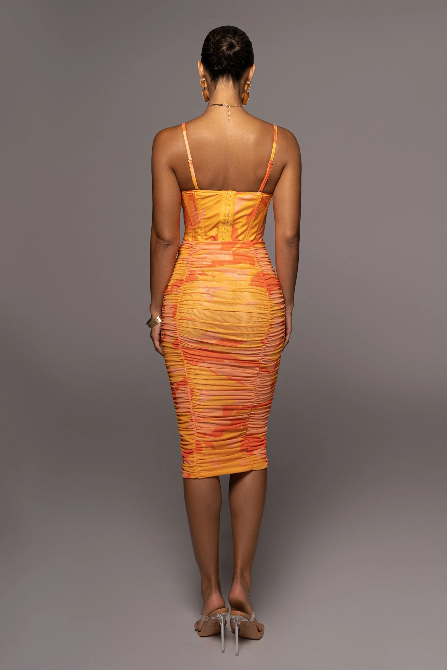 Orange Costa Rica Floral Skirt 7 Orange Costa Rica Floral Skirt - Image 7