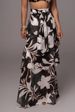 White Floral Printed Love Two-Piece Set -Trendify Store PRODUCT JUL132023 CHIFFON 100 scaled