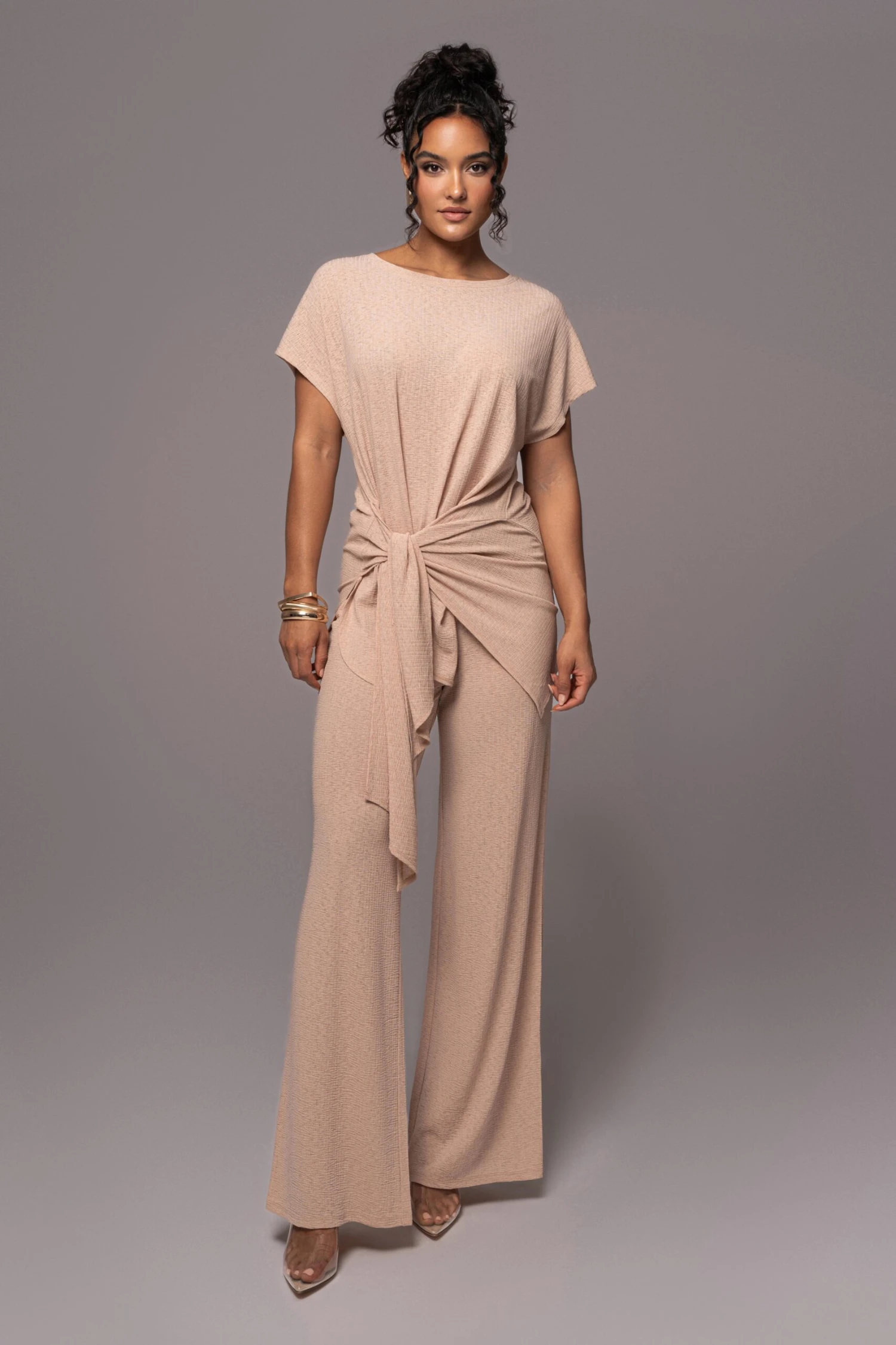 Tan Chase The Sun Two-Piece Set 1 Tan Chase The Sun Two-Piece Set