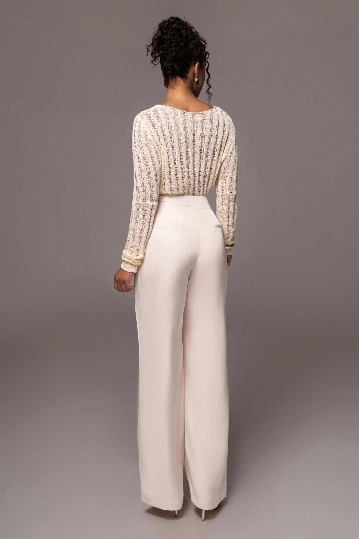 Cream Natalya Rib Knit Top 13 Cream Natalya Rib Knit Top - Image 13