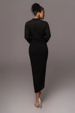 Black Sunlight Crinkled Mesh Skirt Set -Trendify Store PRODUCT JUL132023 CHIFFON 255 scaled