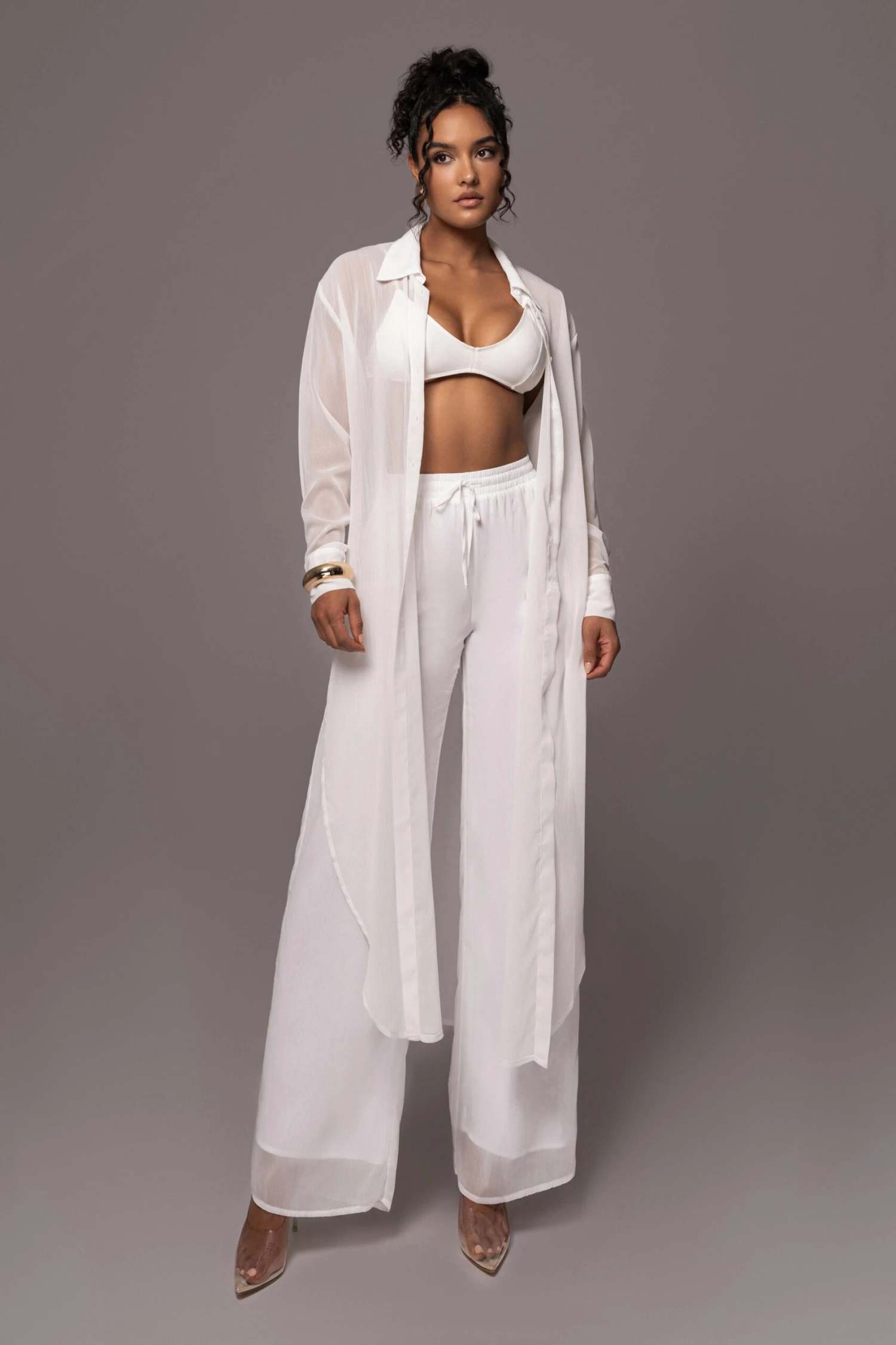 White Pacific 2-Piece Pant Set 6 White Pacific 2-Piece Pant Set - Image 6