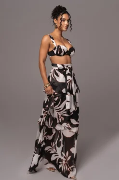 White Floral Printed Love Two-Piece Set -Trendify Store PRODUCT JUL132023 CHIFFON 95 scaled