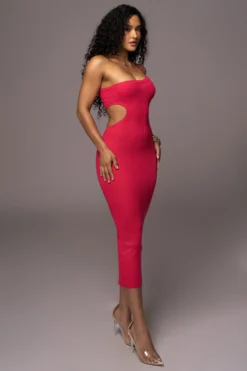 Fuchsia Ruth One Shoulder Dress -Trendify Store PRODUCT JUL192023 NEWRESHOOTS 3 scaled