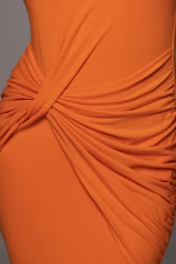 Jluxbasix Orange Modern Lovers Midi Dress 21 Jluxbasix Orange Modern Lovers Midi Dress -Trendify Store PRODUCT JUL222022 BASIX 103