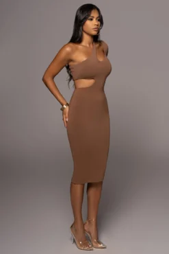 Pecan By My Side Cutout Dress -Trendify Store PRODUCT JUL222022 BASIX 2