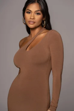 Pecan By My Side Cutout Dress -Trendify Store PRODUCT JUL222022 BASIX 4