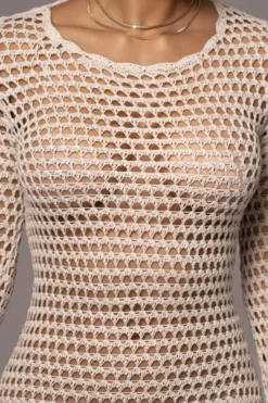 Cream Santa Barbara Cover Up Dress -Trendify Store PRODUCT JUL262023 ASAP 22 scaled