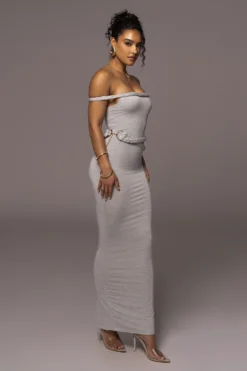 Grey One Of One Maxi Dress -Trendify Store PRODUCT JUL262023 ASAP 36 scaled