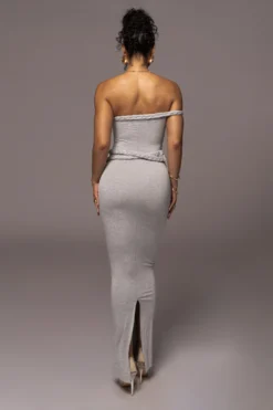 Grey One Of One Maxi Dress -Trendify Store PRODUCT JUL262023 ASAP 37 scaled