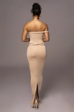 Tan One Of One Maxi Dress -Trendify Store PRODUCT JUL262023 ASAP 44 scaled