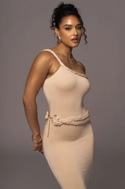 Tan One Of One Maxi Dress -Trendify Store PRODUCT JUL262023 ASAP 50 scaled