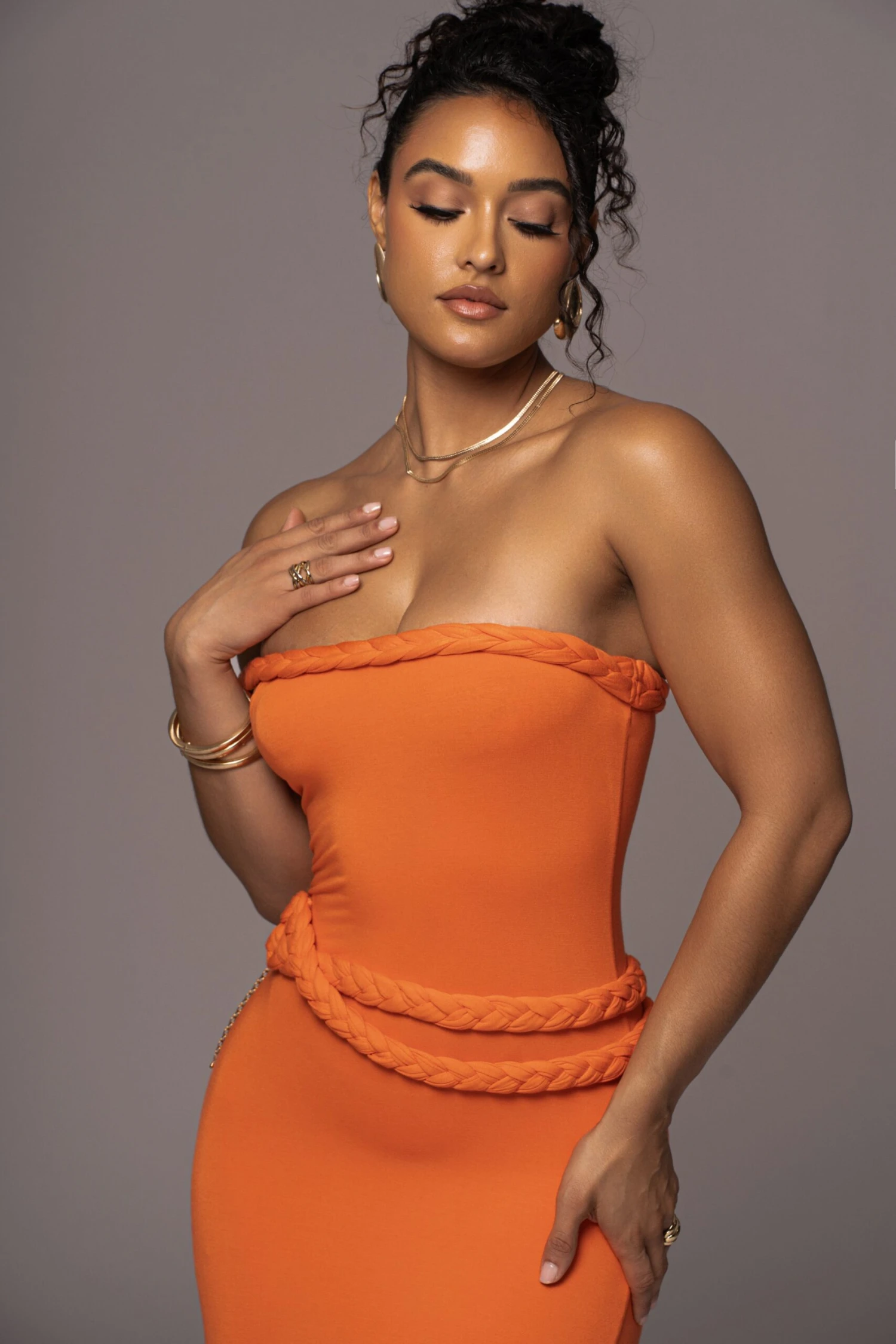 Tangerine One Of One Maxi Dress 2 Tangerine One Of One Maxi Dress - Image 2