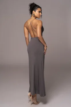 Grey Daniela Cowl Maxi Dress 17 Grey Daniela Cowl Maxi Dress -Trendify Store PRODUCT JUL262023 ASAP 6 scaled