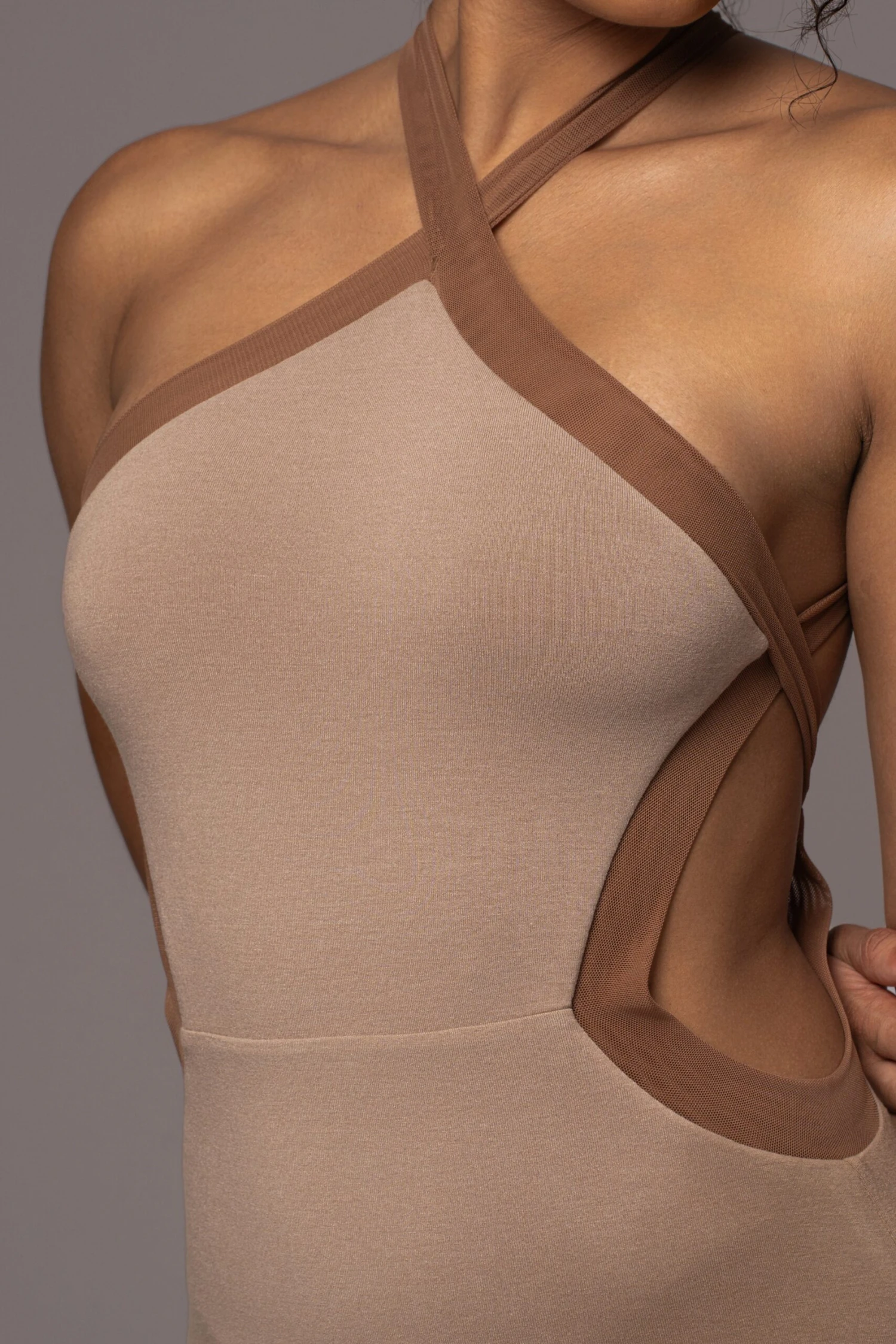 Beige Nights In Milan Maxi Dress 4 Beige Nights In Milan Maxi Dress - Image 4