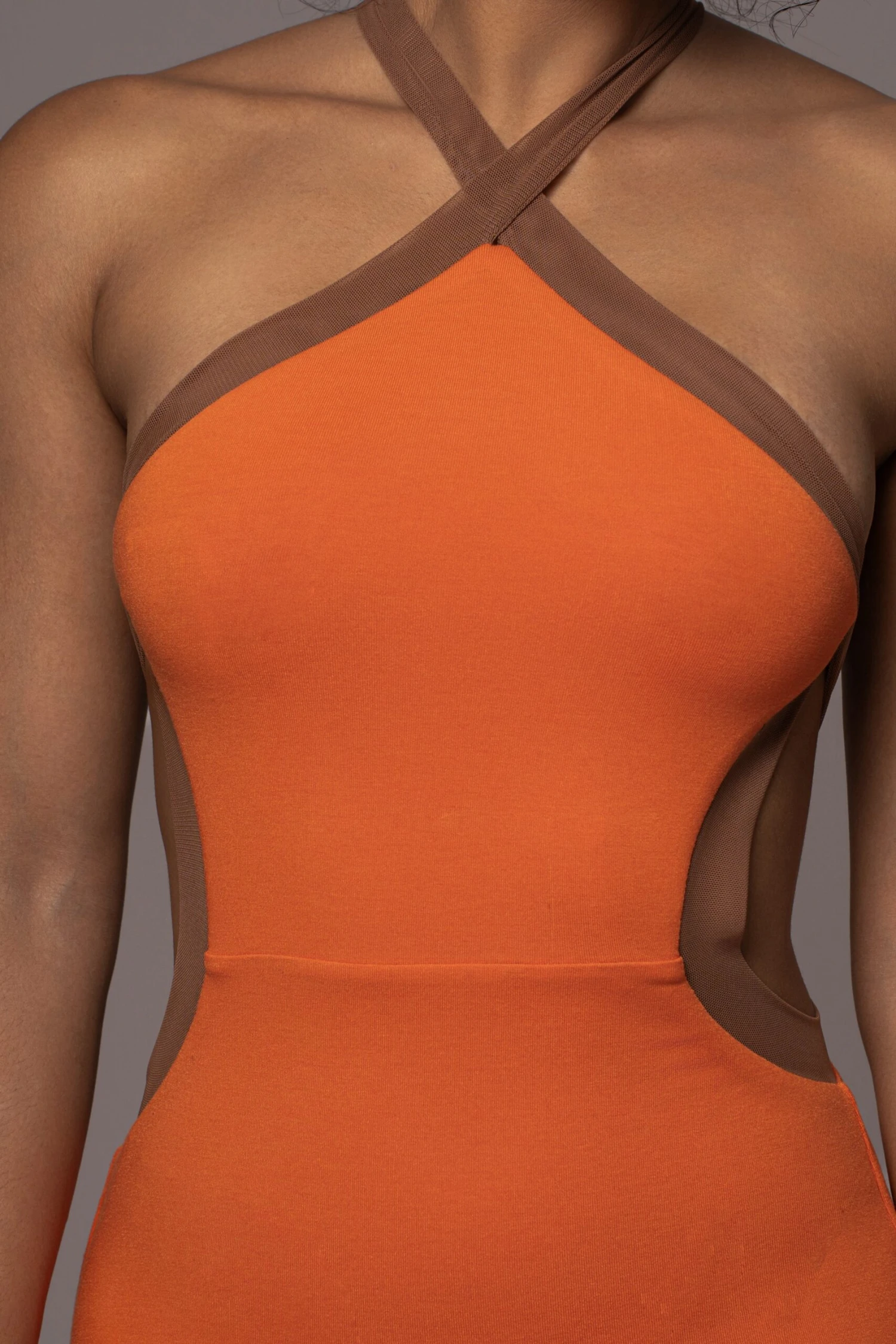 Orange Nights In Milan Maxi Dress 4 Orange Nights In Milan Maxi Dress - Image 4